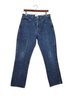 FRAME Le Italien Straight Blue Jeans High Rise Denim Women’s 32 (Actual) READ